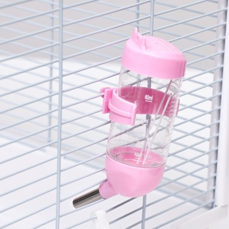 A cage for rodents with a plastic fortification of 47 x 30 x 32 cm, white-6