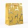 Package Gift New Year Laminated "Deer", MS 23 x 18 x 10 cm, New Year