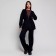 Women's costume (cardigan/trousers), black color, size 42-46 (One size)
