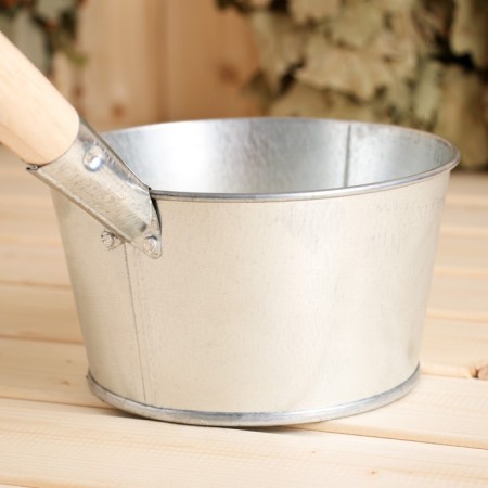 Bath bucket, 1.5 l, galvanized steel-2