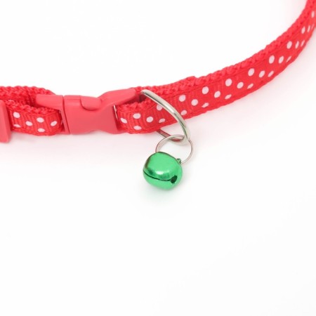 Two -layer collar with phasex "Golsu", 30 x 1 cm, red-2