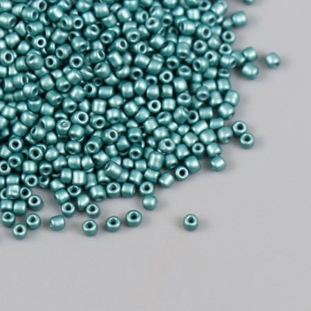 Glass beads 12/0 "dark lazor" metallic 450 g