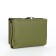 Women's wallet on magnets, green color
