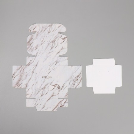 Box for jewelry, packaging, “marble”, 7.5 x 7.5 x 3 cm-6