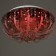 Emilia chandelier 7x40W E27 with a remote control, color chrome 41x41x19 cm