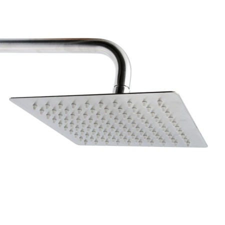 Shower system Accoona A8301, with a tropical shower, stainless steel, color satin-1