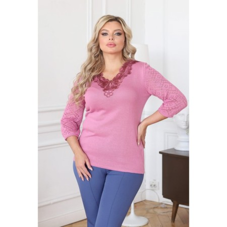 Female jumper, size 58, pink color-1