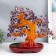 Bonsai souvenir "Cash tree with purple pebbles" 450 stones 32x17x27 cm