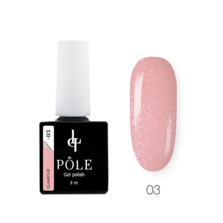 Pole Glamor Gel-Luck base, No. 03, 8 ml