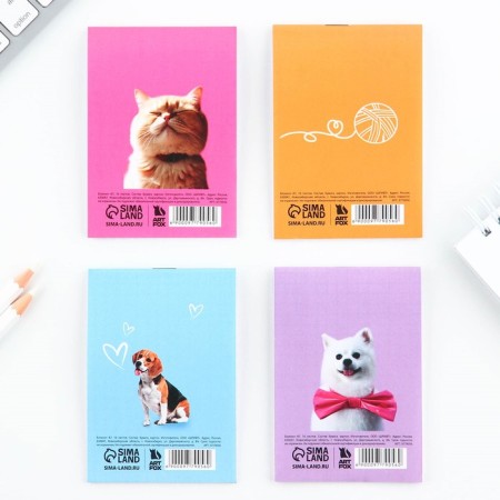 Mix of Notepad A7 16 sheets "Animals"-3