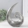 Souvenir Ceramics "Abstraction. Wave" silver 21.5x6.5x29 cm