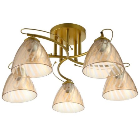 Chandelier 1084/5GD 40W E27 gold 56x56x23 cm Bayerlux