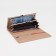 Women's wallet on magnets, beige color