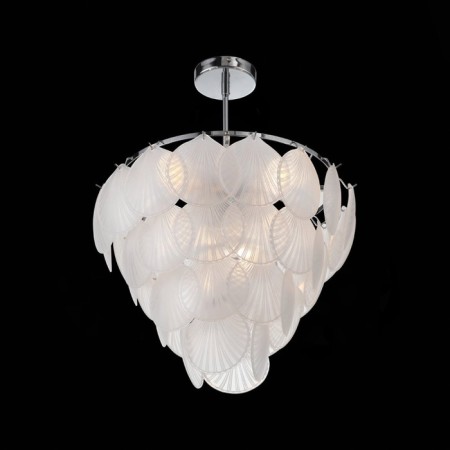 Ceiling EVOLUCE lamp. Sle104102-06. Chille. 6x60 watts, E14, 51x51x57 cm, chromium color-3