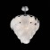 Ceiling EVOLUCE lamp. Sle104102-06. Chille. 6x60 watts, E14, 51x51x57 cm, chromium color
