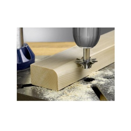 Clamp for rounding on wood KWB WS, 35x11 mm, shank d = 8 mm, carbon steel-1