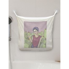 Organizer in a bathtub on suction cups “Tusal Frida in the frame”, for storing toys and trifles, size 33x39 cm