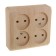 Sketch "Etud" Sche PA16-205D, 16 A, four-seater, without salary, outer, pine color