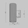 Sconces Outdoor O419WL-02B, 2x60W, 26x16x26 cm, e27, black color