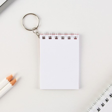 Key keychain notebook "Invisible cheat sheet", 5.5 x 7.5 cm-6