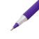 Ballic handle 0.7 mm, blue rod, white body with a rubber holder and cap, mix