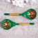 Spoon "Zelenushka", dining room, 19 × 6 cm, Khokhloma, mix