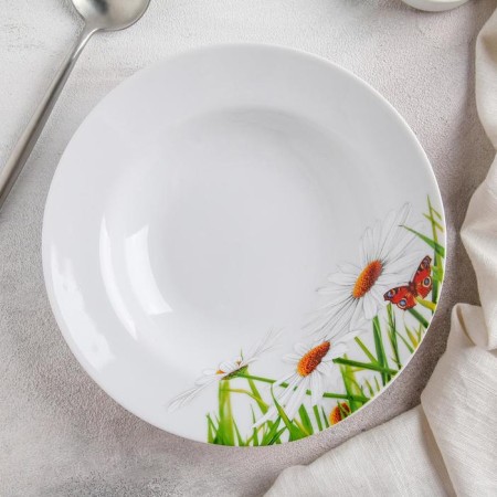 Porcelain Porcelain “Chamomile”, 230 ml, d = 20 cm, white-1