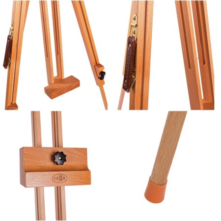 Molbert Field tripod with bracket gamma "Studio", 78*80*132 (196) cm, BU-3