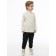 Turtleneck for a boy Pelican, height 110 cm, milk color