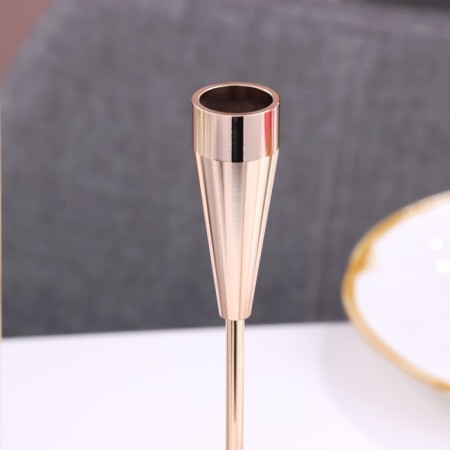 A set of 3 candlesticks, metal, d = 5 cm h = 36.5/31/26 cm-2