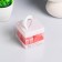 Candle in the sleeve "Circle", 1 pc, red