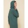 Women's dress, size 44, green color