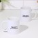 Sublimation mug "I ask you to love and not complain" with application