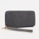 Women's wallet on lightning, gray color