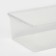 A box for storage with a lid, 10 l, 37 × 24 × 14 cm, the color is transparent