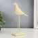 Souvenir Polystone "Bird - Long legs" White 23x17 cm