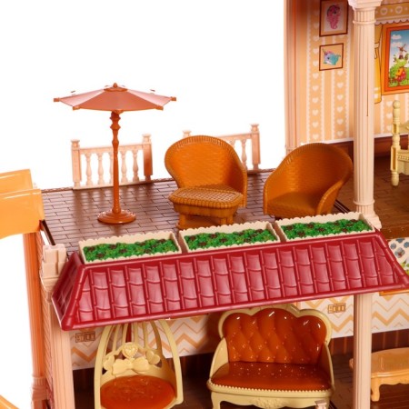 House for dolls "My dear house", with dolls 2 pcs., 298 details, with accessories-10
