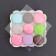 Box for cookies, white, 15 x 15 x 3 cm
