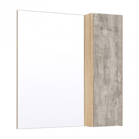 Cabinet-mirror "Malta 70" Gray oak, right
