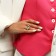 Ring metal "Trend" lips, color silver, size 16
