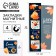 Magnetic bookmarks for books in the postcard "Power of Knowledge", 4 pcs