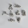Metal puzzle "robots", set of 8pcs.