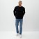 Jumper male minku: Basic Line Man, Black Color, Rr. 50