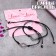 Bracelets "Demetrons" Sun and Moon, Black color with silver, 8 cm