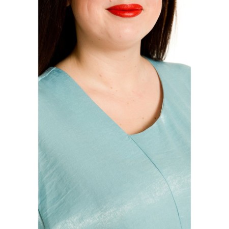 Women's dress, size 52, blue color-4