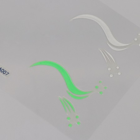 Plastic sticker on the face of "arrow. Dew" 13x13.5 cm-3