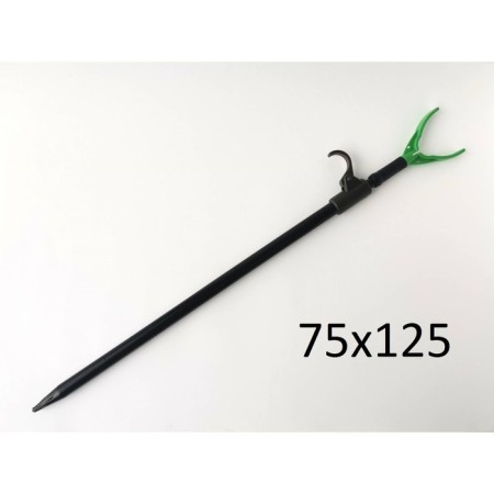 Telescopic stand, painted metal, 75x125 cm