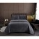 A set with the Loretta cover, size 240x260 cm, 50x70 cm - 2 pcs, color Stone