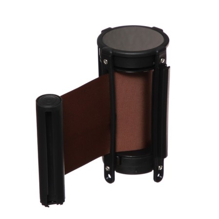 Cassette with exhaust ribbon-180 cm brown, height-13cm, width 6.6 cm, tape width-80mm-1