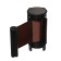 Cassette with exhaust ribbon-180 cm brown, height-13cm, width 6.6 cm, tape width-80mm